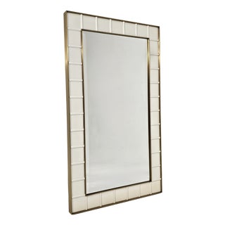Wall Mirror with Beech Frame, 2010s For Sale