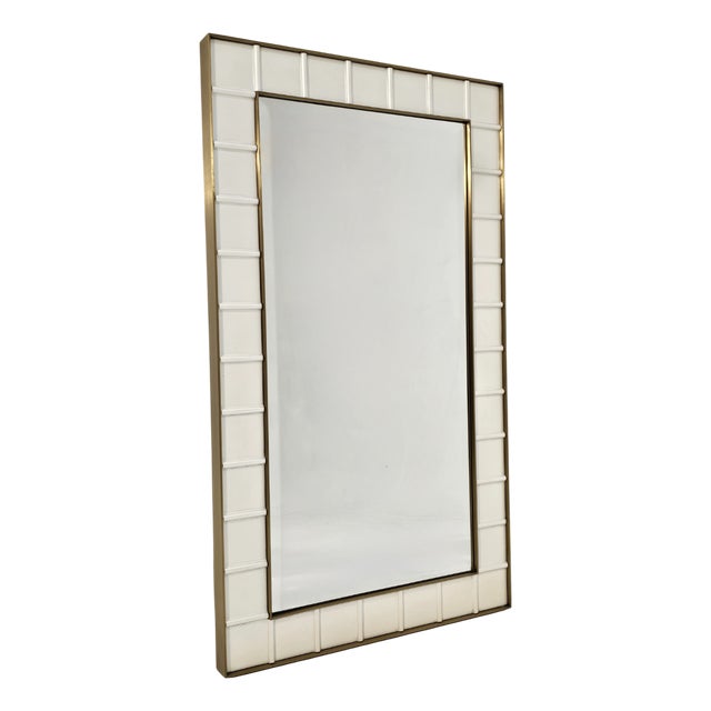 Wall Mirror with Beech Frame, 2010s For Sale