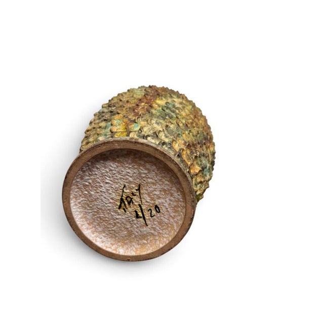 Italian Artisanal Ceramic Vessel For Sale - Image 4 of 5