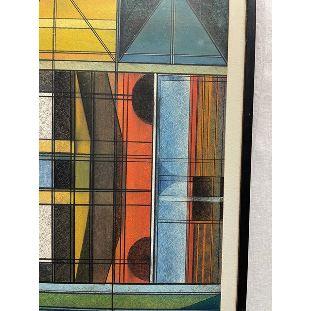 1960s 1960s Paul Nabb Original Painting Mid-Century Modern For Sale - Image 5 of 7