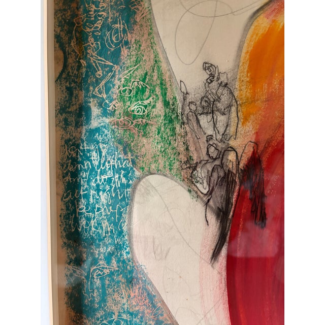 1990s Original Artwork by Unknown Latin American Artist For Sale - Image 10 of 18