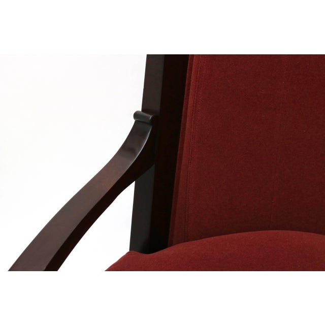 Red Armchair William Switzer Showroom Lucien Rollin Collection For Sale - Image 8 of 14