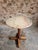 Vintage French Marble Bistro Table in Walnut, 1930s For Sale - Image 18 of 18