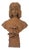 Art Noveau Artist, Female Bust with Flowers, Cast Iron For Sale