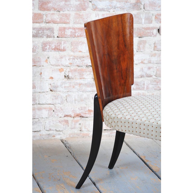 Art Deco Beech Chairs attributed to Halabala for Up Závody, Czech, 1930s, Set of 6 For Sale - Image 9 of 18