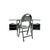 Gray Desk and Chair Set by Castiglioni, 1979, Set of 2 For Sale - Image 8 of 15