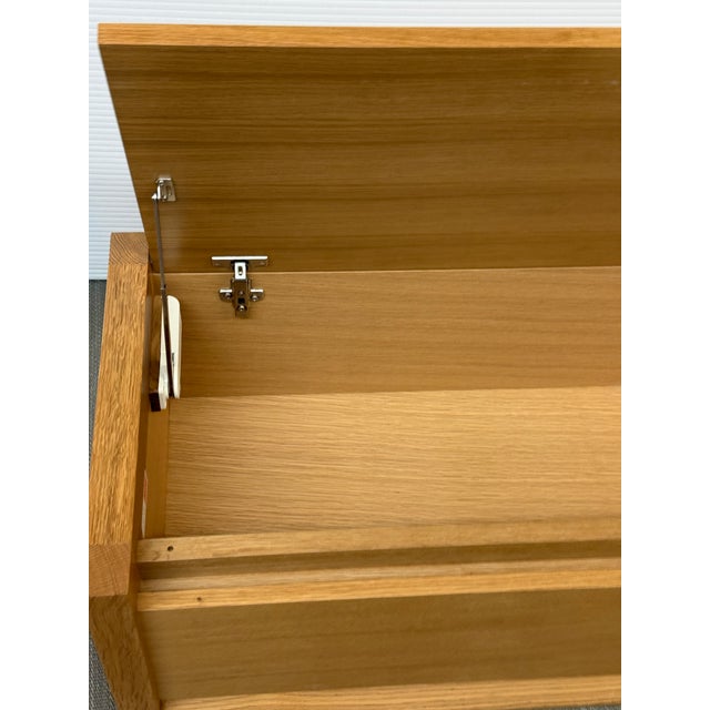 Wood Sean Yoo for Design Within Reach Matera Storage Bench + Cushion, Large For Sale - Image 7 of 12
