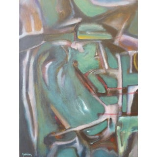 "Carnival" Abstract Oil and Acrylic Painting by Scott Spencer For Sale