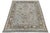 Modern Oushak Style Hand-Knotted Wool Rug in Slate Grey, Terracotta, and Blue For Sale - Image 12 of 12