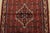 2000 - 2009 Hamedan Rug 3’5” X 4’10” Red Wool Vintage Tribal Hand-Knotted Carpet For Sale - Image 5 of 11