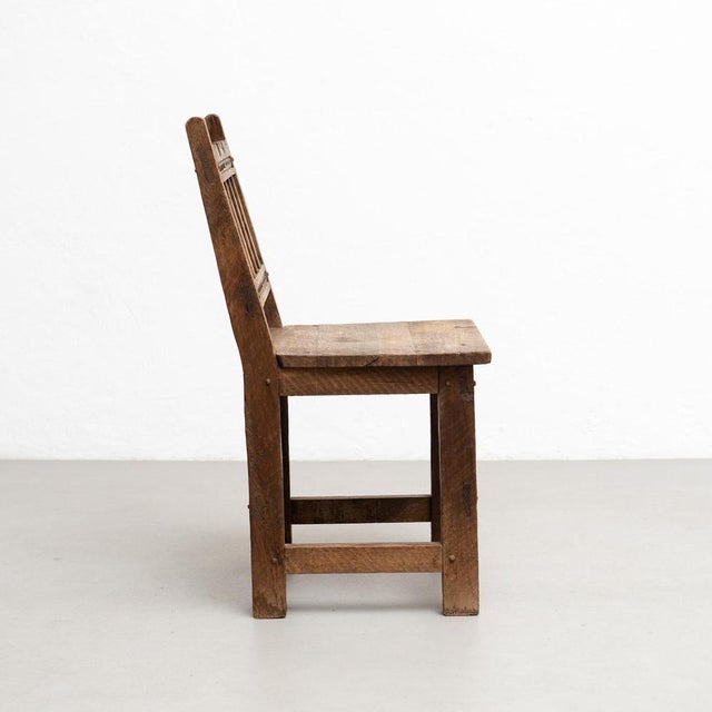 Mid-Century Modern Rationalist Wood Chairs, 1940s, Set of 4 For Sale - Image 10 of 18