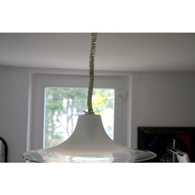 Murano Ceiling Lamps by Giusto Toso for Leucos, 1970s, Set of 2 For Sale - Image 10 of 18