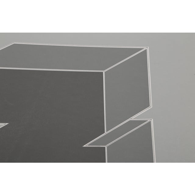 Asian Chryssa, "Times Square Fragment #5", Abstract Screenprint For Sale - Image 3 of 4
