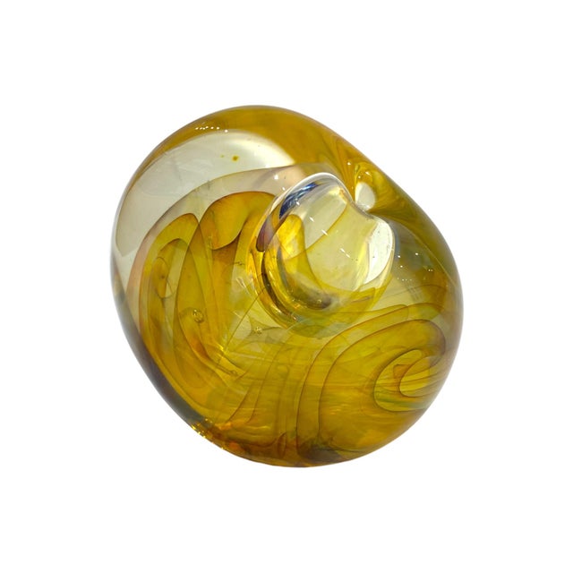 Sylvia Vigiletti (1933-2020) Studio Glass Paperweight, Corning Museum of Glass, Detroit Institute of Art For Sale - Image 12 of 14