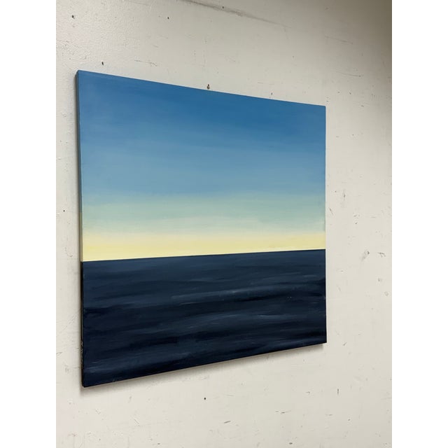 Abstract Circa 2010 Hilla Hueber "Summer Morning" Original Painting, Signed For Sale - Image 3 of 12