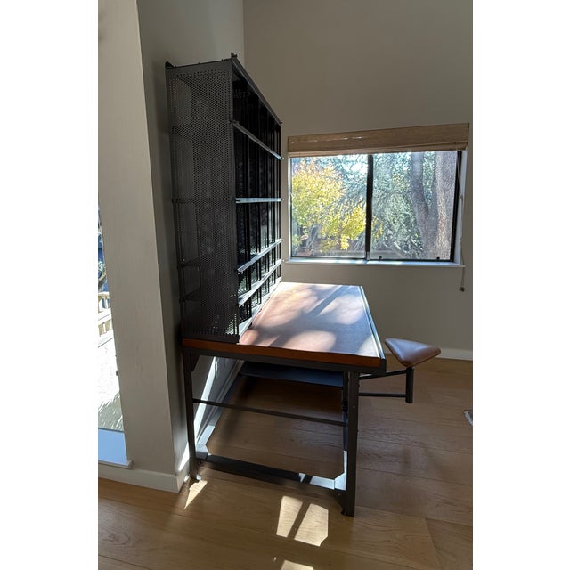 Restoration Hardware Rh Restoration Hardware 1930s Style Postal Desk For Sale - Image 4 of 4