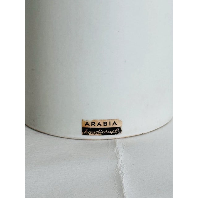 Vintage 1960s Arabia of Finland Hand Painted Vase by Hilkka Liisa For Sale In Boston - Image 6 of 8