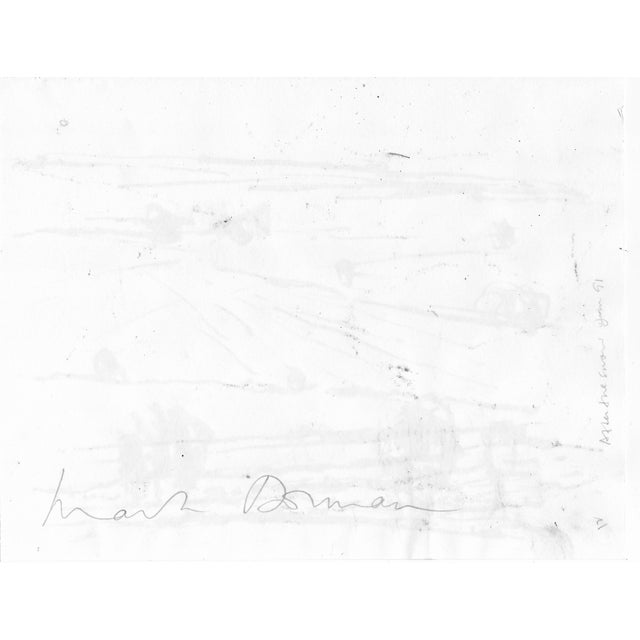 Modern 1991 Mark Dorman After the Snow Landscape Painting For Sale - Image 3 of 3