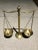 Brass Vintage Solid Brass Scales of Justice Balance With Barley Twist For Sale - Image 8 of 13