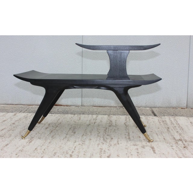 Mid-Century Modern Ico & Luisa Parisi Style Sculptural Italian End Tables For Sale - Image 3 of 13