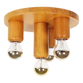 Vintage Japandi Style Ceiling Light, 1970s For Sale