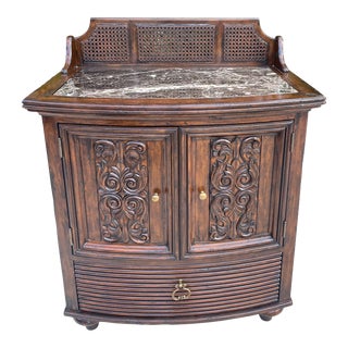 Marge Carson Granite Top Bar Buffet For Sale