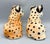 Vintage Shafford Japan Ceramic Leopard Cub Figurines — Hand-Painted Pair — Hollywood Regency / Whimsical For Sale In Houston - Image 6 of 10