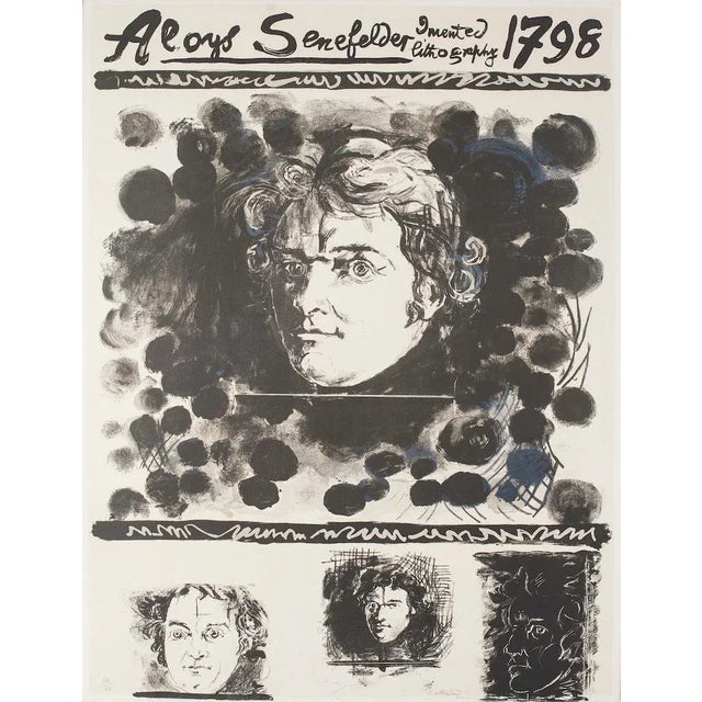 Portrait is an original lithograph realized by Graham Sutherland in 1972 Numbered edition 58/65 Dimensions:65.5 x 50 In...