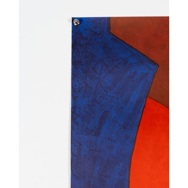 Paper Munich Olympics Lithograph Poster by Serge Poliakoff, 1972 For Sale - Image 7 of 9