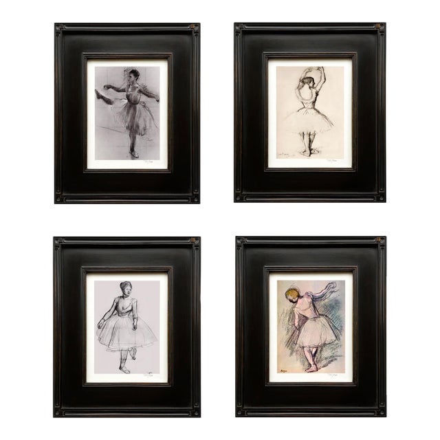 Edgar Degas Set of 4 Giclees Framed For Sale
