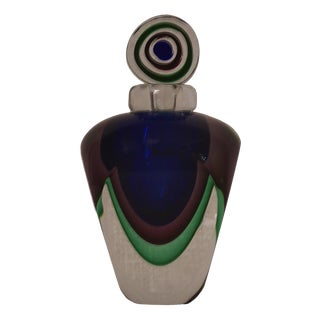 Mid-Century Modern Murano Glass Perfume Bottle, Italy, 1990s For Sale