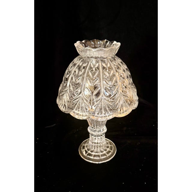 Mid 20th Century Crystal Fairy Lamp For Sale - Image 4 of 9
