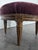 Louis XVI Style Ottoman in Velvet For Sale - Image 3 of 5