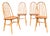 Hoop Back Dining Chairs, 1960s, Set of 4 For Sale