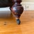 Pair of Chesterfield Tufted Deep Club Chairs With Turned Wooden Legs and Brass Casters For Sale - Image 15 of 16