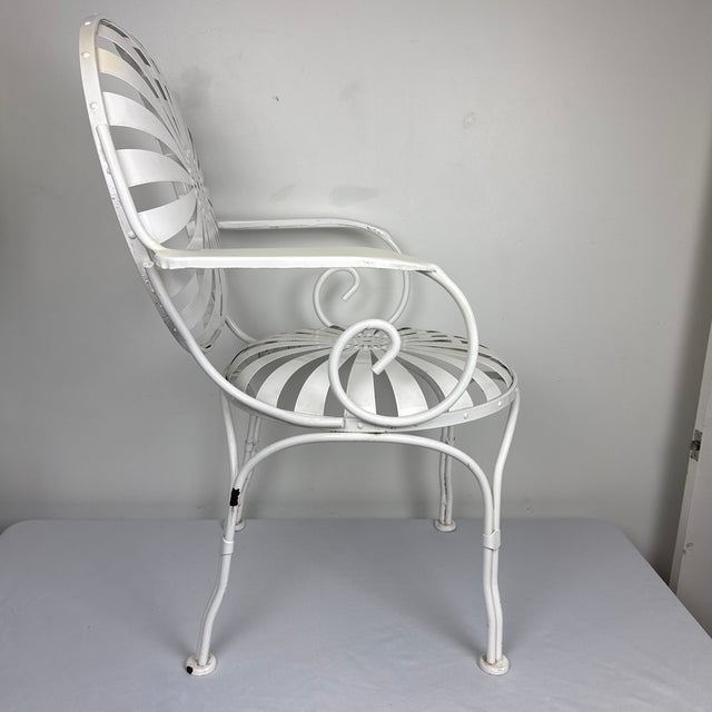 1930s 1930s Francois Carré Style Sunburst Arm Chair For Sale - Image 5 of 5