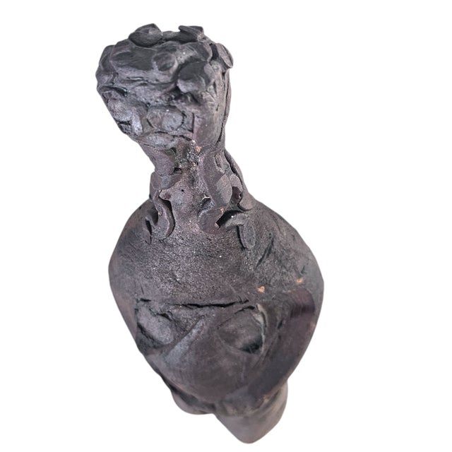Claude Horan Signed Hawaiian Studio Pottery Female Sculpture 14" For Sale - Image 16 of 18