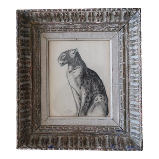 Original Charcoal Drawing From the 1930s Art Deco Period by French Artist André Margat. For Sale