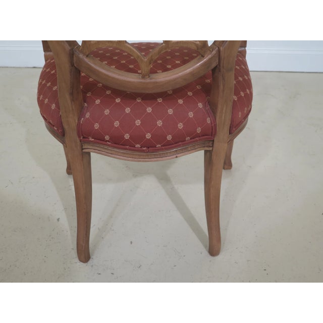 Textile Federal Style Web Back Open Armchair For Sale - Image 7 of 10