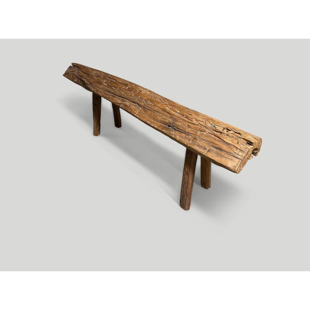 2010s Andrianna Shamaris Wabi Sabi Bench For Sale - Image 5 of 5