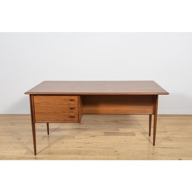 1960s Mid-Century Teak Model Desk by Goran Strand for Lelangs Möbelfabrik, Sweden, 1960s For Sale - Image 5 of 18