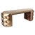 "Gradino" Bench With Bronze and Burl Walnut, Hand Made For Sale In Los Angeles - Image 6 of 6