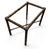 Brown Boho Maitland Smith Tortoise Bamboo and Tessellated Penshell Tray Table For Sale - Image 8 of 18