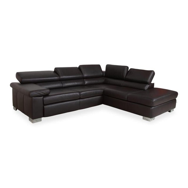 Courage Corner Sofa in Brown Leather from Ewald Schillig For Sale - Image 6 of 18