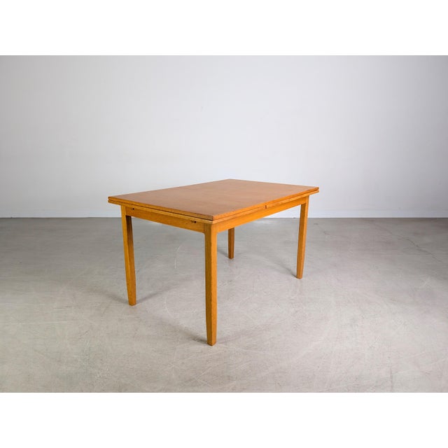 Mid-Century Modern Dining Table in Oak from Lübke For Sale - Image 5 of 15