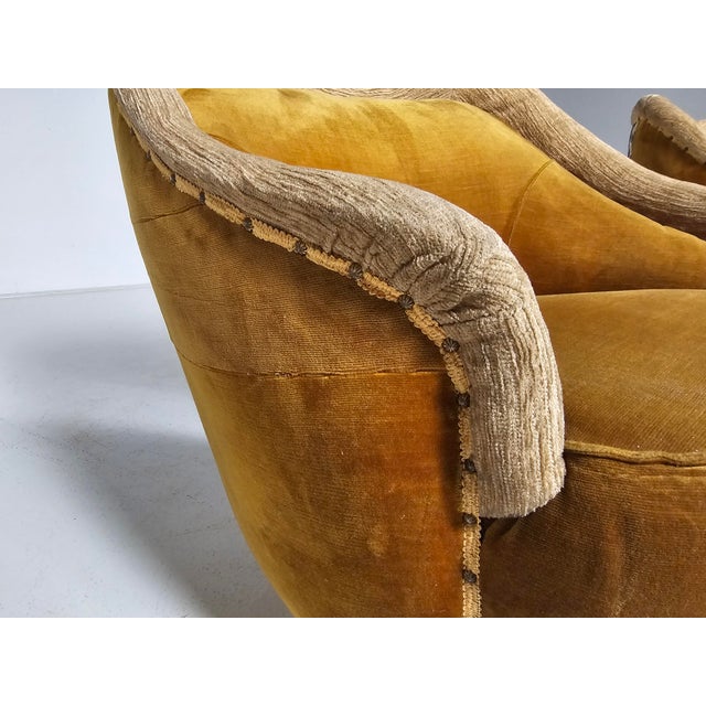 Gio Ponti Set of Mid-Century Modern Lounge Chairs in the style of Gio Ponti, Italy, 1950s For Sale - Image 4 of 15