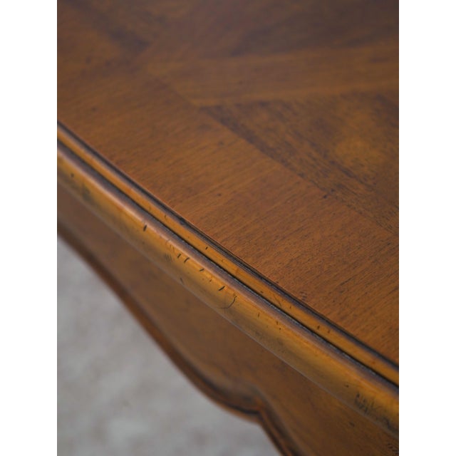 Baker French Walnut Dining Room Table For Sale - Image 10 of 18
