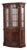 Henredon Bow Glass Mahogany Curio China Cabinet For Sale