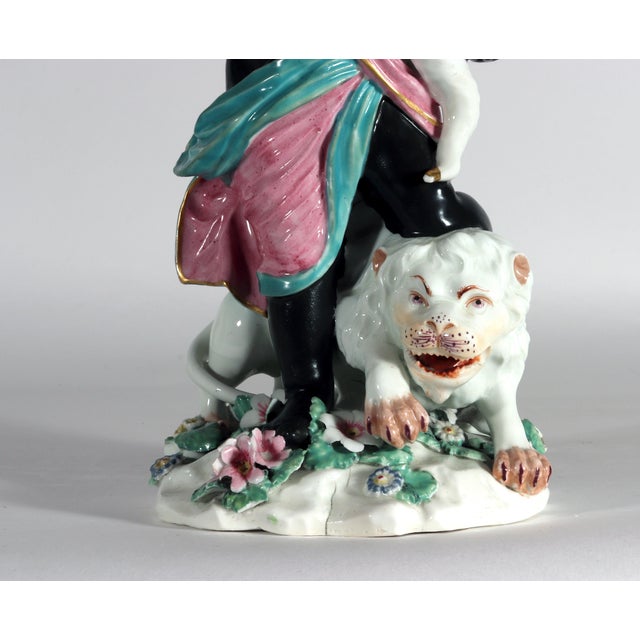 Ceramic Derby Porcelain Figure of Africa, From the Four Quarters of the Globe, After the Chelsea Model by Joseph Willems Circa 1765–1770 For Sale - Image 7 of 7