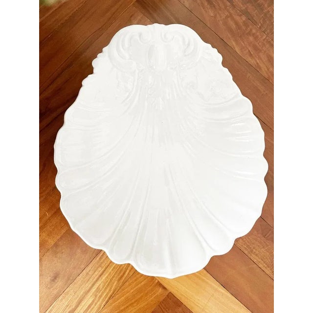 Ceramic Shell Vide Poche by Richard Ginori, 1900s For Sale - Image 6 of 9